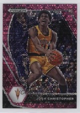 2021-22 Panini Prizm Draft Picks Pink Circles 15/20 Josh Christopher #22 0c2