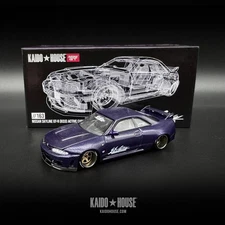 Kaido House x Mini GT Nissan GT-R (R33) Active Carbon R V2 Purple #163 1/64