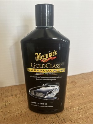 Meguiar's G7016 Gold Class Carnauba Plus Liquid Car Wax for Auto Detailing 16oz