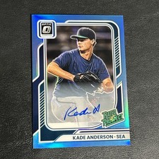 2026 Donruss Optic Kade Anderson Carolina Blue /49 Rated Prospect Mariners
