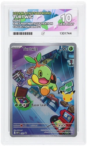 Turtwig 040 ACE 10 First Partner Series 1 Pokemon Card Game