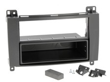 f&uuml;r Mercedes B-Klasse T245 Auto Radio Blende Montage Einbau Rahmen Blende 1-DIN
