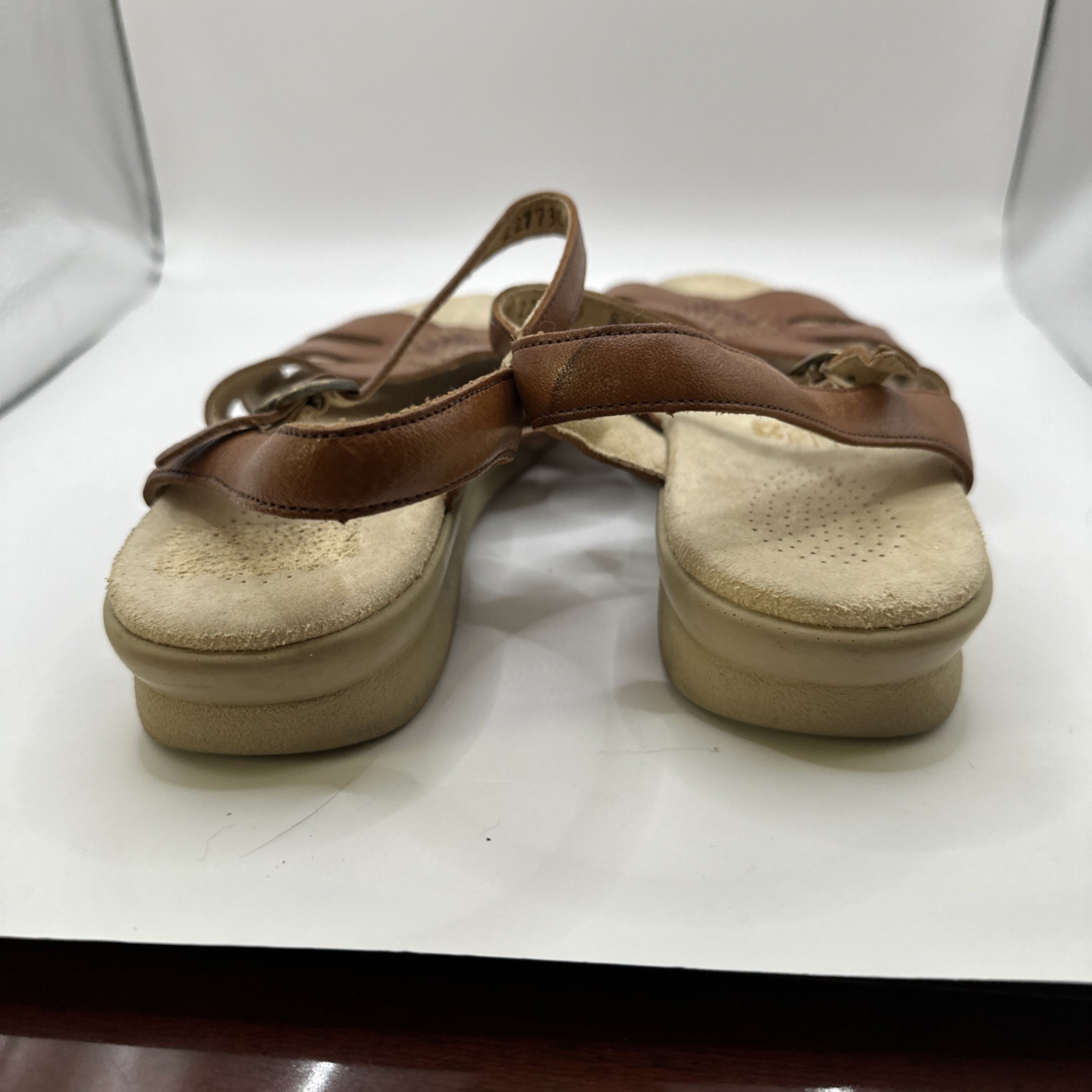 SAS Women's Antique Tan Huarache Leather Sandals Tripad Comfort US 8.5