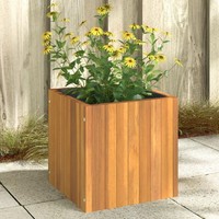 PflanzküBel 35X35X35 Cm Massivholz Akazie