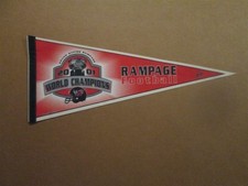 AFL Grand Rapids Rampage Vintage 2001 World Champions Team Logo Pennant