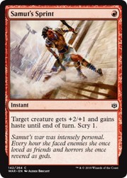 Samut's Sprint 142/264 War of the Spark Common