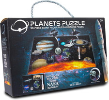 NASA Giant 3D Floor Puzzle - Solar System for Kids - Floor Puzzles for 4 Year Ol