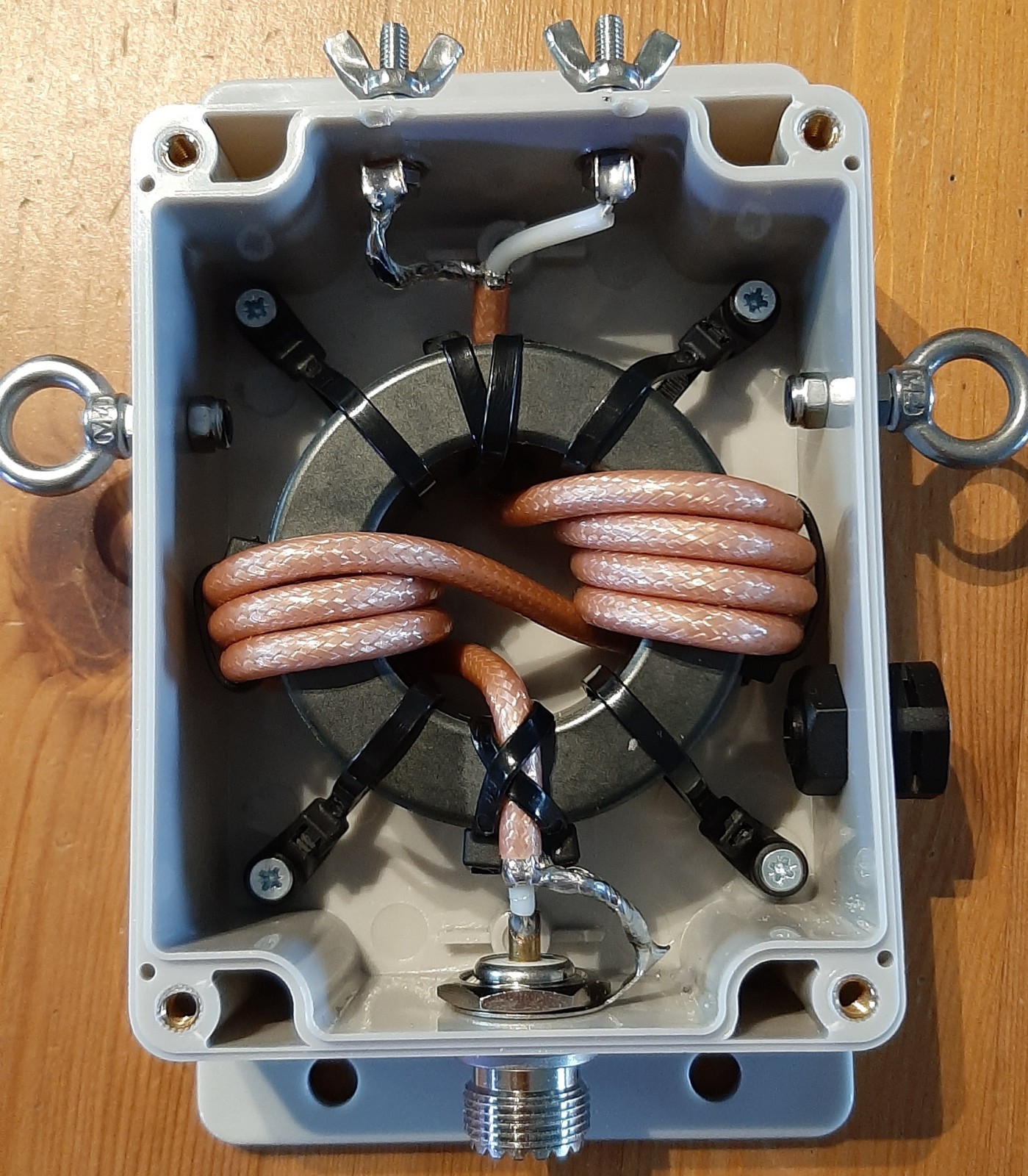 Balun coaxial 1:1 2kW HF coupleur antenne dipôle vertical et yagi