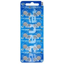 10 RENATA 373 SR916SW BATTERIES SILVER 1.55V SR68 WATCH SWISS MADE EXP 2026 NEW