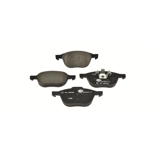 Plaquettes de frein Hella 8DB 355 011-191 : performance de freinage Teves 18.2mm