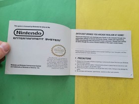 Karate Champ Nintendo NES Manual Only ~ Instruction Booklet
