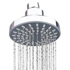 Shower Head Sprayer Adjustable Rainfall Wall-Mounted Bathroom Fixture