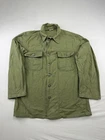 Vintage OG 107 Shirt Medium US Military 60s Type 1 Cotton Vietnam Army