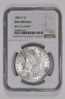 1880-O MORGAN DOLLAR NGC UNC DETAILS