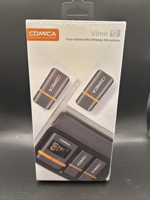 Comica Vimo Q Four-Channel Wireless Lavalier Microphone System w/ Charging Case