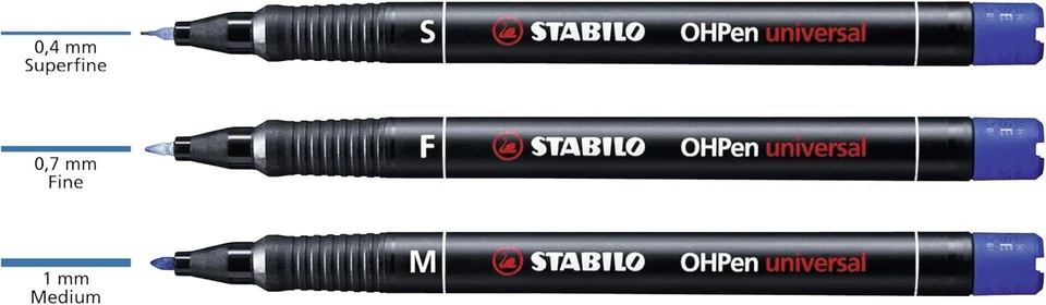 STABILO - Folienstift - OHPen universal - permanent fein - 8er Pack - 8 - Bild 4 von 4