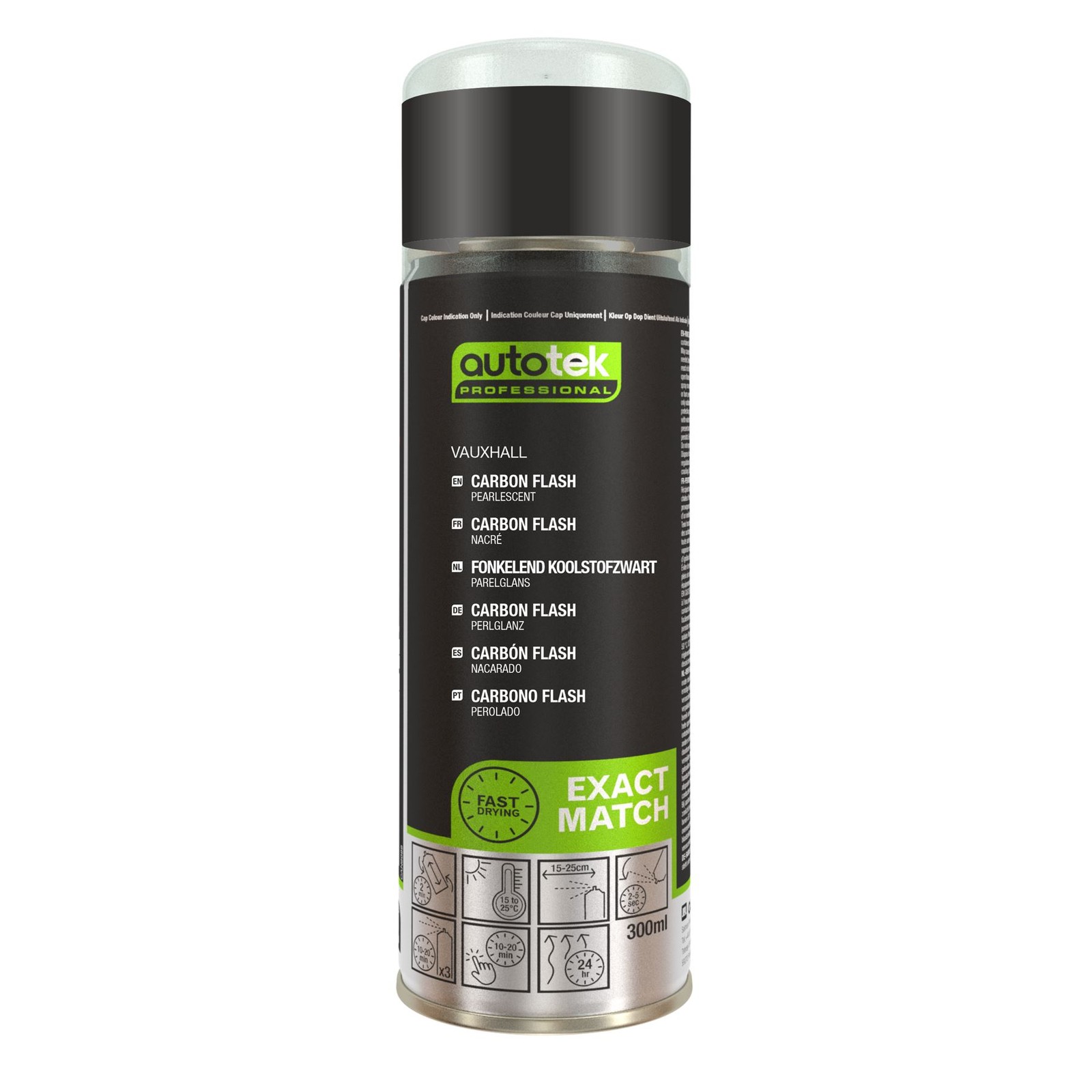 Autotek Vauxhall Carbon Flash High Coverage Aerosol Spray Paint Fast Dry 300mL