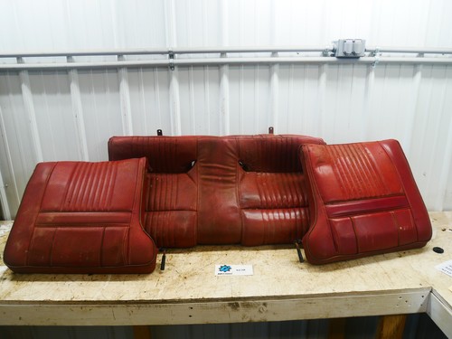 AMC Eagle SX4 Spirit Rear Red Folding Bench Seat