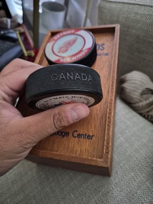 Official Hockey Puck From 2002 Winter Olympics Team Canada Vintage