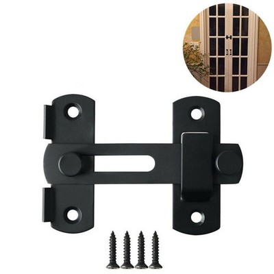 10cmx7cmEdelstahl Schwarze Torverschlüsse Flip-Latch-Sicherheitstürverriegelung