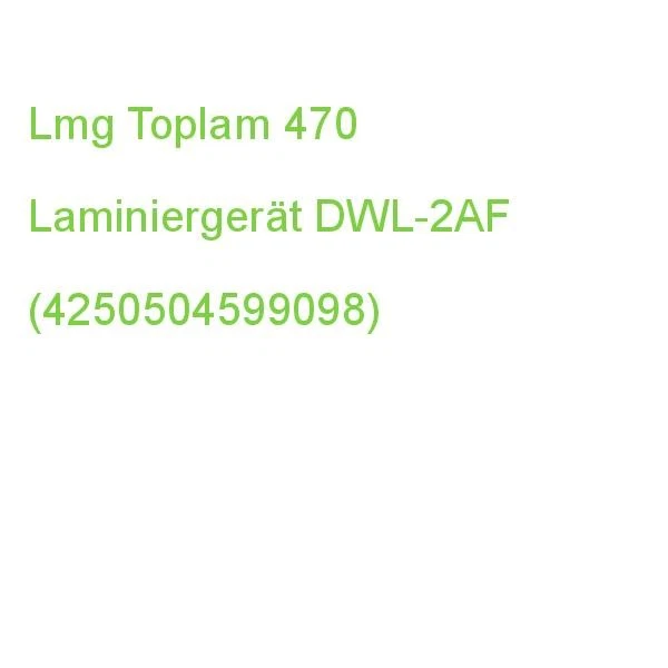 Lmg Toplam 470 Laminiergerät Bis Din A2 DWL-2AF (4250504599098) - Bild 2 von 2