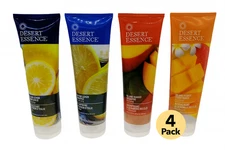 Nourish Your Hair with Desert Essence Italian Lemon & Island Mango (Lot of 4)