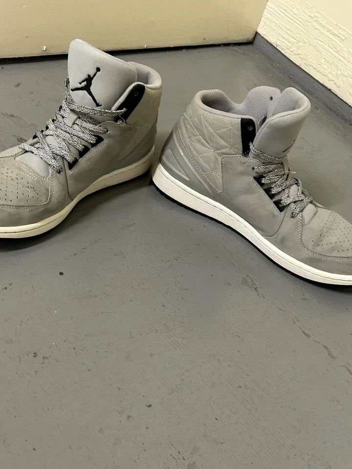 Nike AIR JORDAN 1 Flight 3 Retro Gris Lobo Para Hombre Talla 10.5 706954-005 Foto 2 de 4