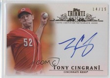 2013 Topps Tribute Auto Gold 14/15 Tony Cingrani #TA-TC Auto 0o9