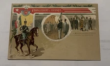 CARTOLINA MILITARE - 24° REGGIMENTO CAVALLEGGERI DI VICENZA FP