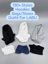 130+ Styles Outfit For Art Toy Plush Doll Replacing Clothes Set No Doll