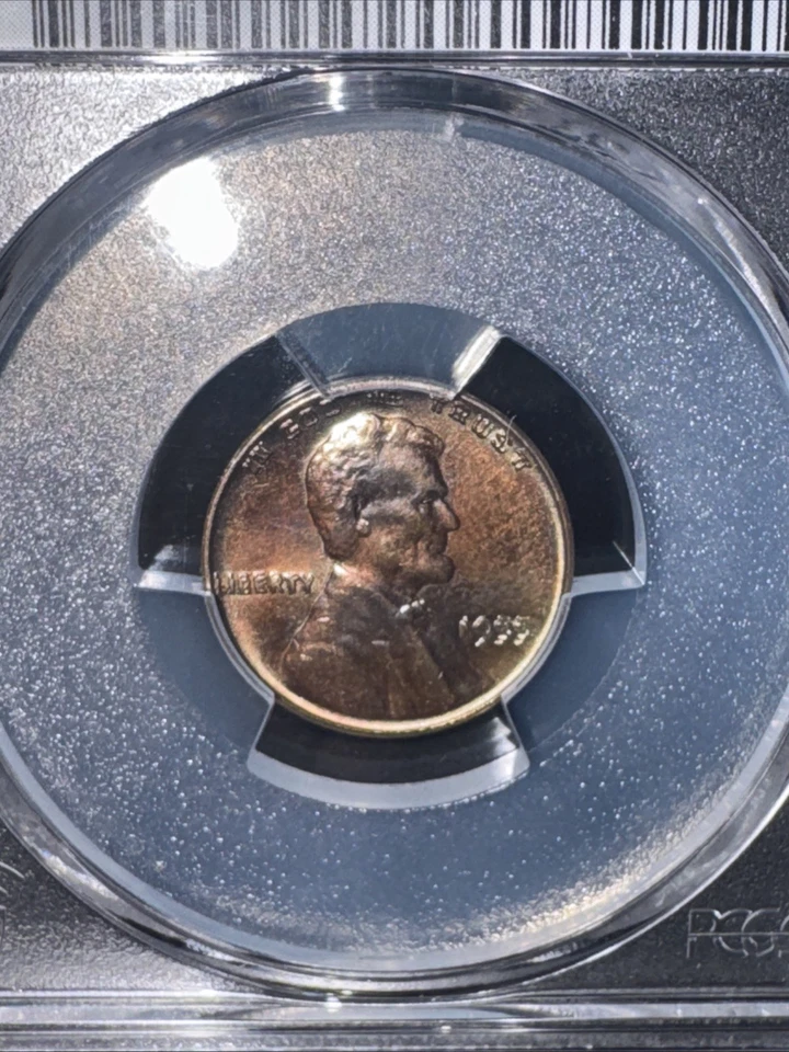 Centavo Lincoln 1955/55 doble matriz anverso 1 centavo DDO FS-101 - PCGS AU Detalles Foto 2 de 4