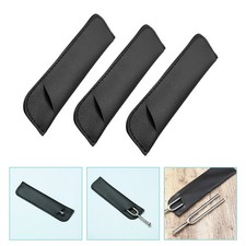 3Pcs Lightweight Black PU Tuning Fork Protectors with Fine Workmanship Design