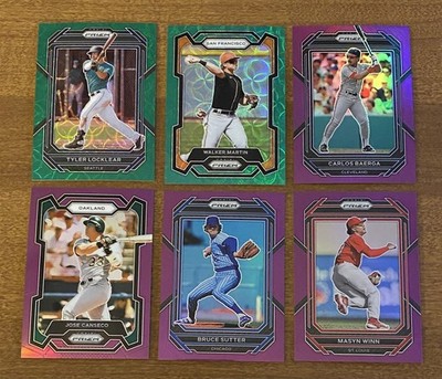 Tyler Locklear 2023 Panini Prizm Green Scope 14/75 - Mariners