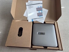 StarTech TB3DK2DPPD Thunderbolt 3 Dock DisplayPort Docking Station - Black/Gray