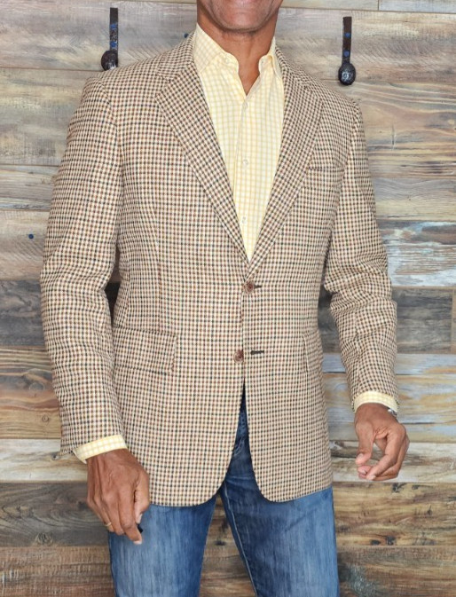 Vintage Hart Schaffner & Marx Wool Eschdrille Blazer Jacket 38R