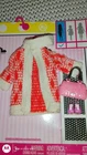 Barbie Vintage Red  & White Coat With Attched Scarf 1970s Combine Postage