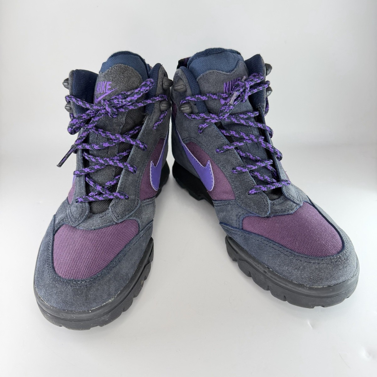Vintage Nike ACG Torre Womens Size 9.5 Mid Hiking Boot Shoe Navy