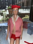 *VINTAGE 1962  BLONDE KEN DOLL  #750 Straight Legs Tm Roman numerals Japan