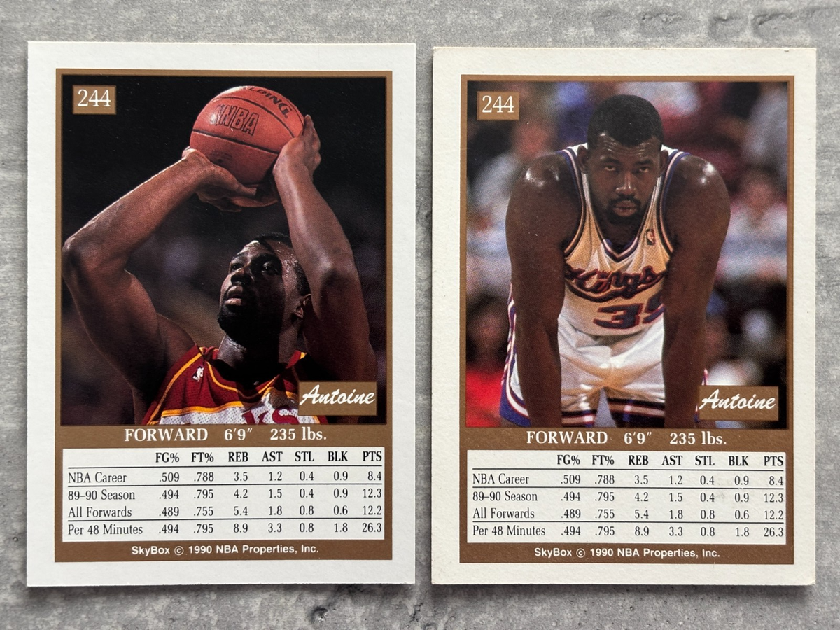 2) 1990 Skybox ANTOINE CARR 