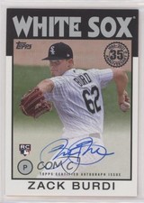 2021 Topps 1986 Topps Baseball Auto Zack Burdi #86A-ZB Auto sh7