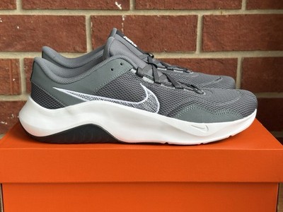 New Nike Legend Essential 3 NIB Size 10 Mens Smoke Grey Sneakers Workout Shoes