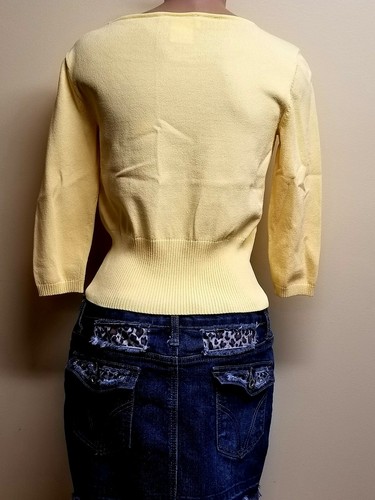Talbots yellow pullover sweater, size zero petite - Picture 2 of 8
