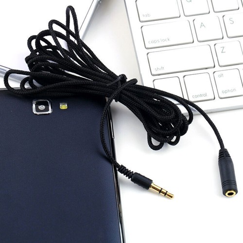 5M 3.5mm Stereo Headphone Audio Extension Cable Lead TO ж Female P7P6 <◇ B4W1
