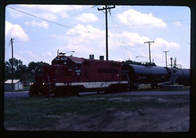 Railroad Slide - WAMX #7018 Diesel Locomotive 2001 Vintage Freight ...