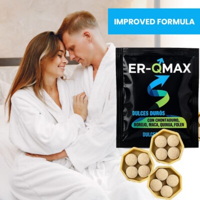 ERQ Max 12 Pills Sexual Enhancement Bed Power Stamina Timing Booster Pills