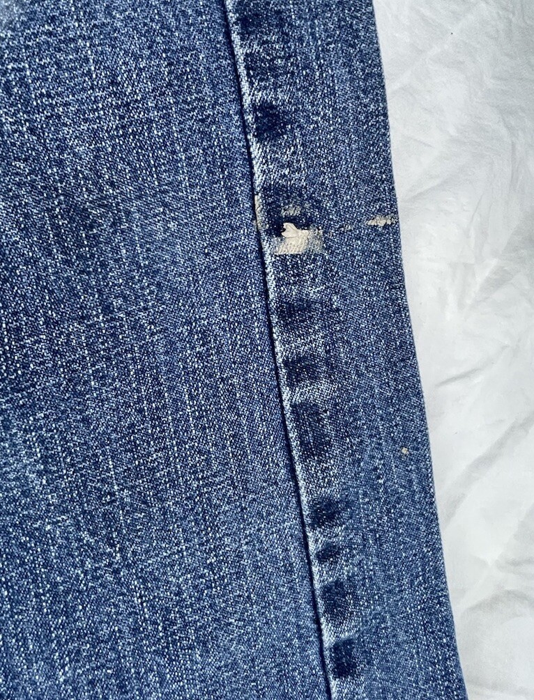 EVISU PLAYBOY Jeans 38 Japanese Selvedge Denim 37 x 32 EVISU PLAYBOY Jeans 38 Japanese Selvedge Denim 37 x 32