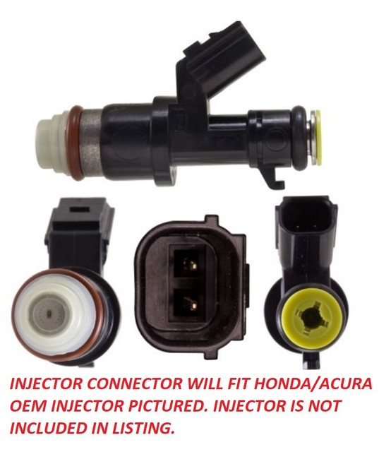 K24 Honda Accord Civic Si CRV 2.4L Fuel Injector Connector Pigtail TSX