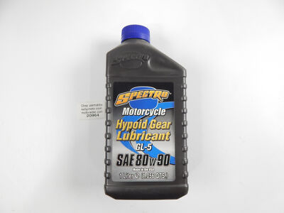 SPECTRO MOTORCYCLE ATV HYPOID GEAR LUBRICANT GL-5 SAE 80w90 1 LITER | eBay