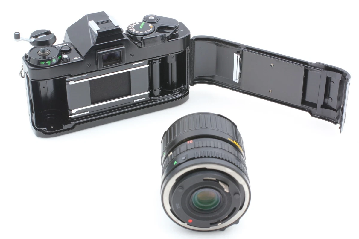 【N COMO NUEVO+++】 Programa Canon AE-1 Zoom Negro Nuevo Lente FD NFD 35-70mm f3.5-4.5 JAPÓN