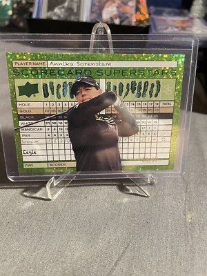 2024 Upper Deck Scorecard Superstars Eagle /50 Annika Sorenstam #SS-2